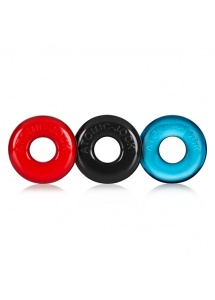 Trzy pierścienie na penisa - Oxballs Ringer of Do-Nut 1 Kolorowy