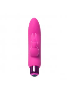 Wibrator 2w1 króliczek - PowerBullet Alice’s Bunny Vibrator 10 Function  Różowy
