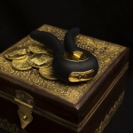 Wibrator anatomiczny dla par - Fun Toys Gvibe Mini Tiffany  Złoty 24k