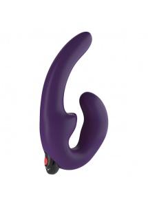 Wibrator dla par - Fun Factory Sharevibe Double Dildo with Vibration  Fioletowy