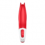 Wibrator z uchwytem kwiat - Satisfyer Vibes Power Flower Red  