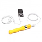 Wibrator muzyczny Naughtibod - iPod Vibrator żółty