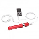 Wibrator muzyczny Naughtibod - iPod Vibrator czerwony