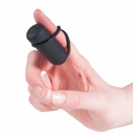 Miniaturowy wibrator na palec - Bold Turn Finger Vibrator Black 