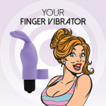 Wibrator na palec - FeelzToys Magic Finger Vibrator Fioletowy