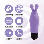 Wibrator na palec - FeelzToys Magic Finger Vibrator Fioletowy