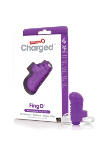 Wibrator na palec - The Screaming O Charged FingO Finger Vibe  Fioletowy