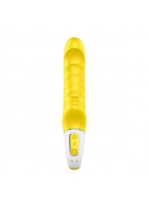 Wibrator z uchwytem karbowany - Satisfyer Vibes Yummy Sunshine Yellow  