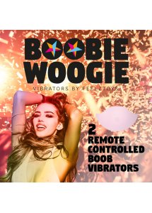 Wibrator stymulator do piersi - FeelzToys - Boobie Woogie Remote Controlled Boob Vibrators 2 sztuki