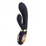 Wibrator stymulujący łechtaczkę - Nomi Tang Wild Rabbit  Czarny ze złotym