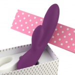 Wibrator ze stymulatorem - FeelzToys Lea Vibrator  Fioletowy