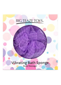 Wibrująca gąbka do kąpieli - Big Teaze Toys Bath Sponge Vibrating   Fioletowy
