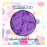 Wibrująca gąbka do kąpieli - Big Teaze Toys Bath Sponge Vibrating   Fioletowy