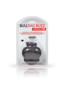 Wibrująca opaska na jądra - Perfect Fit Bull Bag Buzz  Czarna