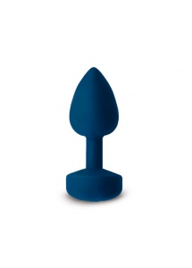 Wibrujący plug analny ładowany - Fun Toys Gplug Small Niebieski