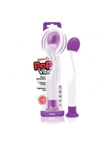Zabawny Wyprofilowany masażer łechtaczki - The Screaming O POP Vibe  Fioletowy
