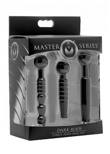 XR Brands Master Series - ZESTAW 3 plugów do cewki moczowej
