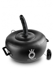 XR BRANDS - Poduszka dmuchana z wibrującym dildo