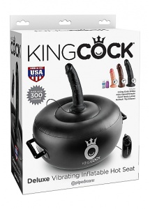 XR BRANDS - Poduszka dmuchana z wibrującym dildo