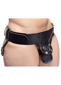 XR Brands Strap-U - Uprząż Strap On - Szeroka Podtrzymuje pośladki