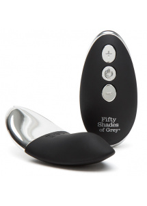 Zdalnie sterowany masażer łechtaczki do majteczek - Fifty Shades of Grey  Relentless Vibrations Remote Control Panty Vibe  