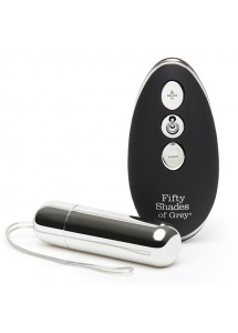 Zdalnie sterowany wibrator podręczny - Fifty Shades of Grey Relentless Vibrations Remote Control Bullet Vibe  