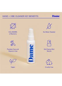 Żel czyszczący do akcesoriów i rąk - Dame Products Hand & Vibe Cleaner 60 ml  