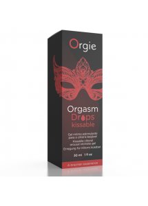 Żel krople orgazmowe jadalne dla kobiet - Orgie Orgasm Drops Kissable Clitoral Arousal 30 ml   