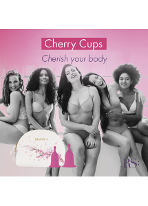 Zestaw 2 kubeczki menstruacyjne - RS Femcare Cherry Cup  