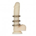 Zestaw 3 pierścienie na penisa - PowerBullet Got Big Dick 3 Pack Rings  