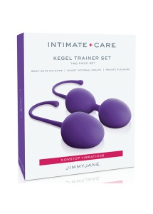 Zestaw do treningu mięśni kegla - Jimmyjane Intimate Care Kegel Trainer Set Purple  