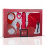 Zestaw gadżetów erotycznych z wibratorem klasycznym - Loveboxxx I Love Red Gift Set  