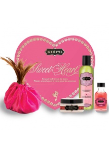 Zestaw olejków w sercu dla ukochanej / walentynki - Kama Sutra Sweet Heart  Różowe