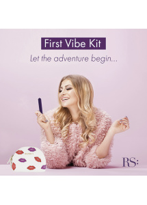 Zestaw wibrator, kulki, korek analny - RS Essentials First Vibe Kit  